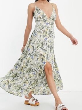 abercrombie ruffle strap textured maxi dress steph.slater.style on LTK